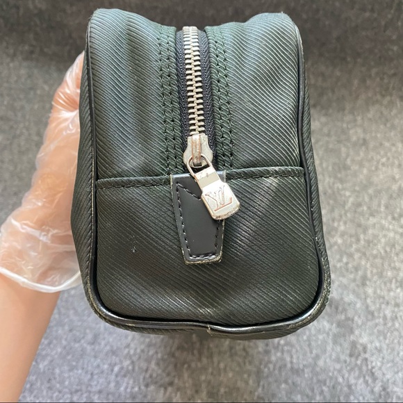 Authentic Louis Vuitton Dark Green Pouch - Picture 3 of 10